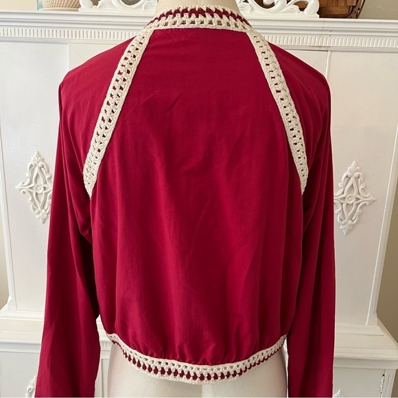 Free People Crochet Trim Jacket - Picture 3 of 9